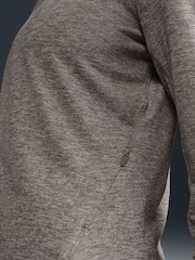 Nike Brown Swift Dri-FIT UV 1/2-Zip Running Top - Image 6 of 6