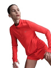 Nike Crimson Swift Dri-FIT UV 1/2-Zip Running Top - Image 10 of 11