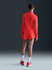 Nike Crimson Swift Dri-FIT UV 1/2-Zip Running Top - Image 2 of 11