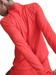 Nike Crimson Swift Dri-FIT UV 1/2-Zip Running Top - Image 8 of 11