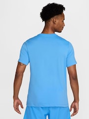 Nike University Blue Dri-FIT Energy Running T-Shirt - Image 2 of 4