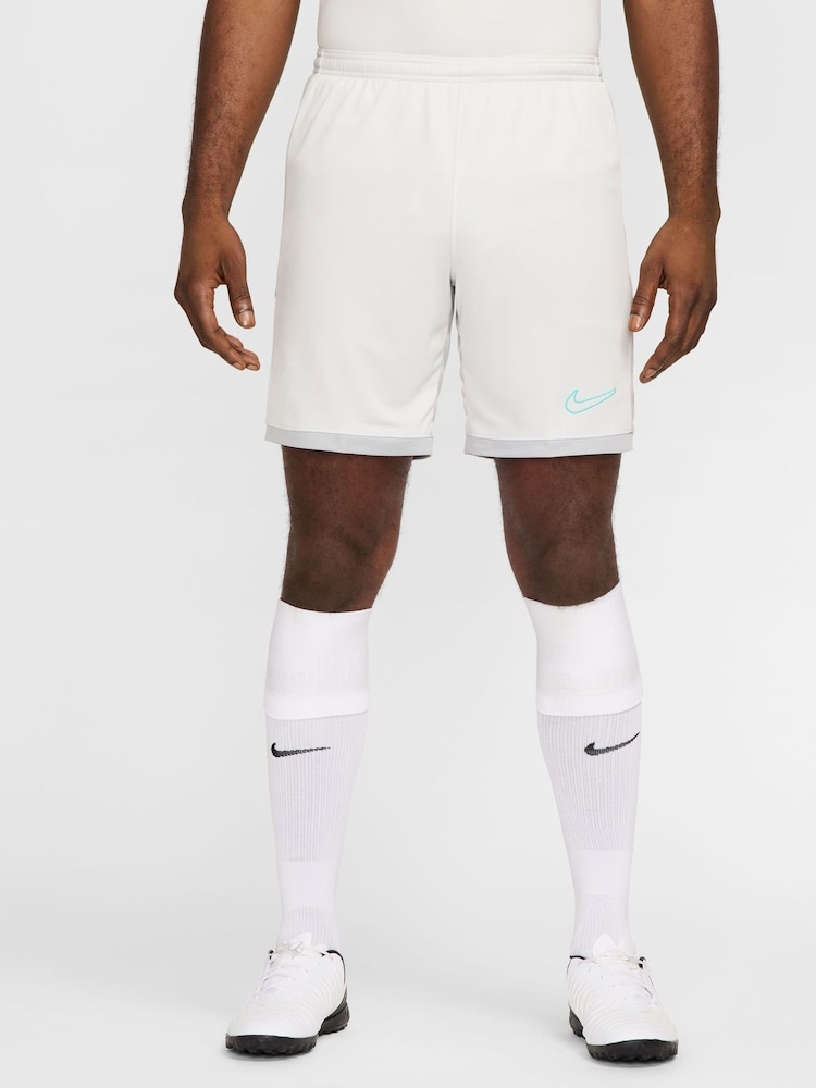 Nike White/Grey Academy Dri-FIT Training Shorts - Image 1 of 7