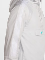 Nike White/Black Academy+ Training Anorak Jacket - Image 4 of 8