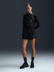 Nike Black Tempo Dri-FIT Mid-Rise 3" Running Shorts - Image 1 of 8