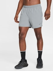 Nike Smoke Grey Challenger Dri-FIT 5 inch 2-In-1 Running Shorts - Image 1 of 1
