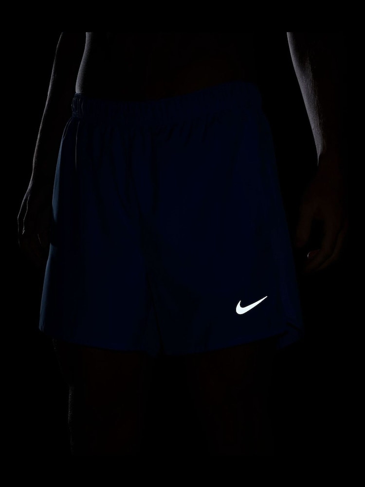 Nike University Blue Challenger Dri-FIT 5 inch 2-in-1 Running Shorts - Image 9 of 9