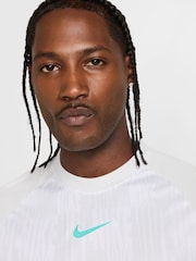 Nike White/Black Academy+ Dri-FIT Training T-Shirt - Image 3 of 5
