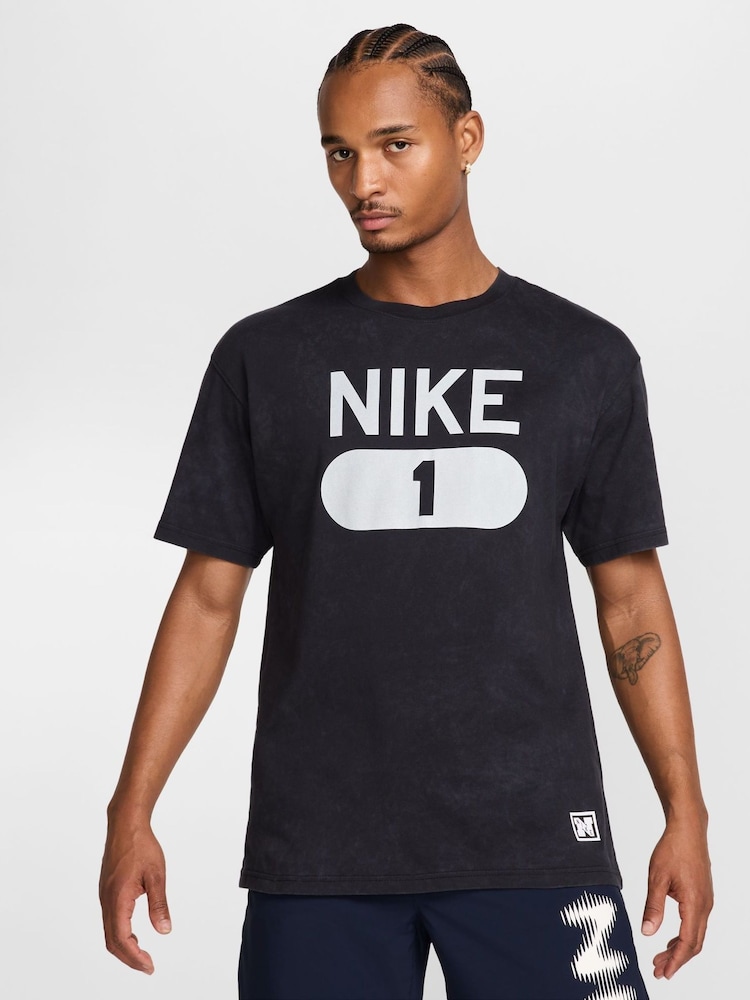 Nike Black Dri-FIT Gym Culture T-Shirt - Image 1 of 5