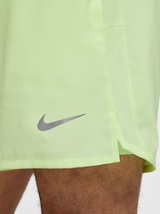 Nike Lime Green Challenger Dri-FIT 5 inch 2-in-1 Running Shorts - Image 6 of 10