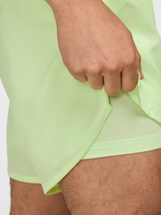 Nike Lime Green Challenger Dri-FIT 5 inch 2-in-1 Running Shorts - Image 7 of 10