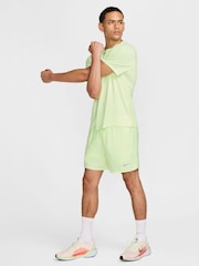Nike Lime Green Challenger Dri-FIT 5 inch 2-in-1 Running Shorts - Image 9 of 10