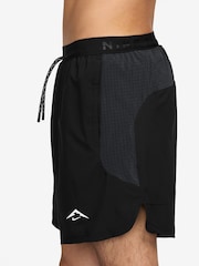 Nike Black Dri-FIT Trail 6 inch Running Shorts - Image 3 of 5