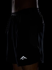 Nike Black Dri-FIT Trail 6 inch Running Shorts - Image 5 of 5