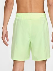 Nike Lime Green Challenger Run Energy Dri-FIT 7" Unlined Running Shorts - Image 2 of 4