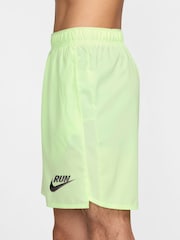 Nike Lime Green Challenger Run Energy Dri-FIT 7" Unlined Running Shorts - Image 3 of 4