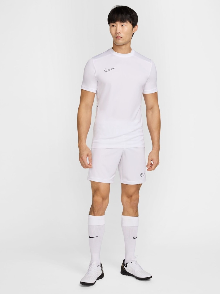 Nike White Academy Dri-FIT Training Shorts - Image 6 of 6