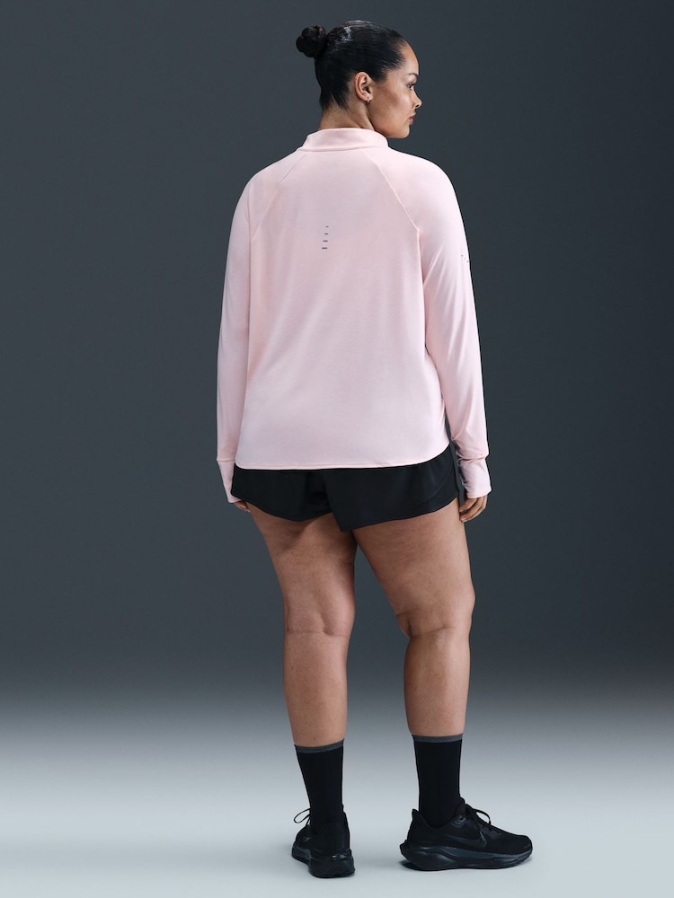 Nike Black Yellow Tempo DriFIT MidRise 3 Running Shorts - Image 2 of 6
