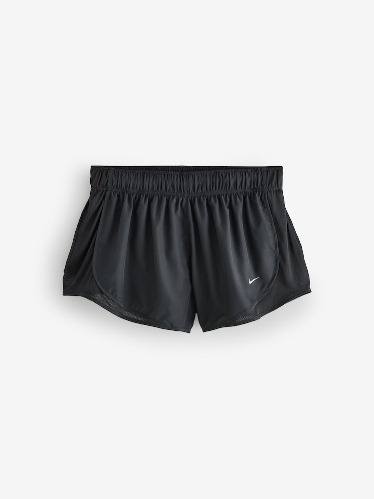 Nike Black Yellow Tempo DriFIT MidRise 3 Running Shorts - Image 6 of 6