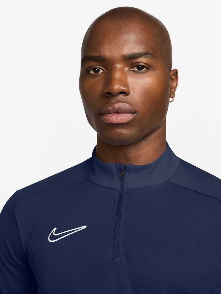 Nike Midnight Navy Academy Dri-FIT Training Drill Top - Image 3 of 3