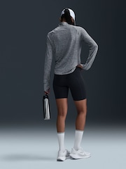 Nike Smoke Grey Swift Dri-FIT UV 1/2-Zip Running Top - Image 2 of 10