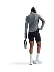 Nike Smoke Grey Swift Dri-FIT UV 1/2-Zip Running Top - Image 4 of 10