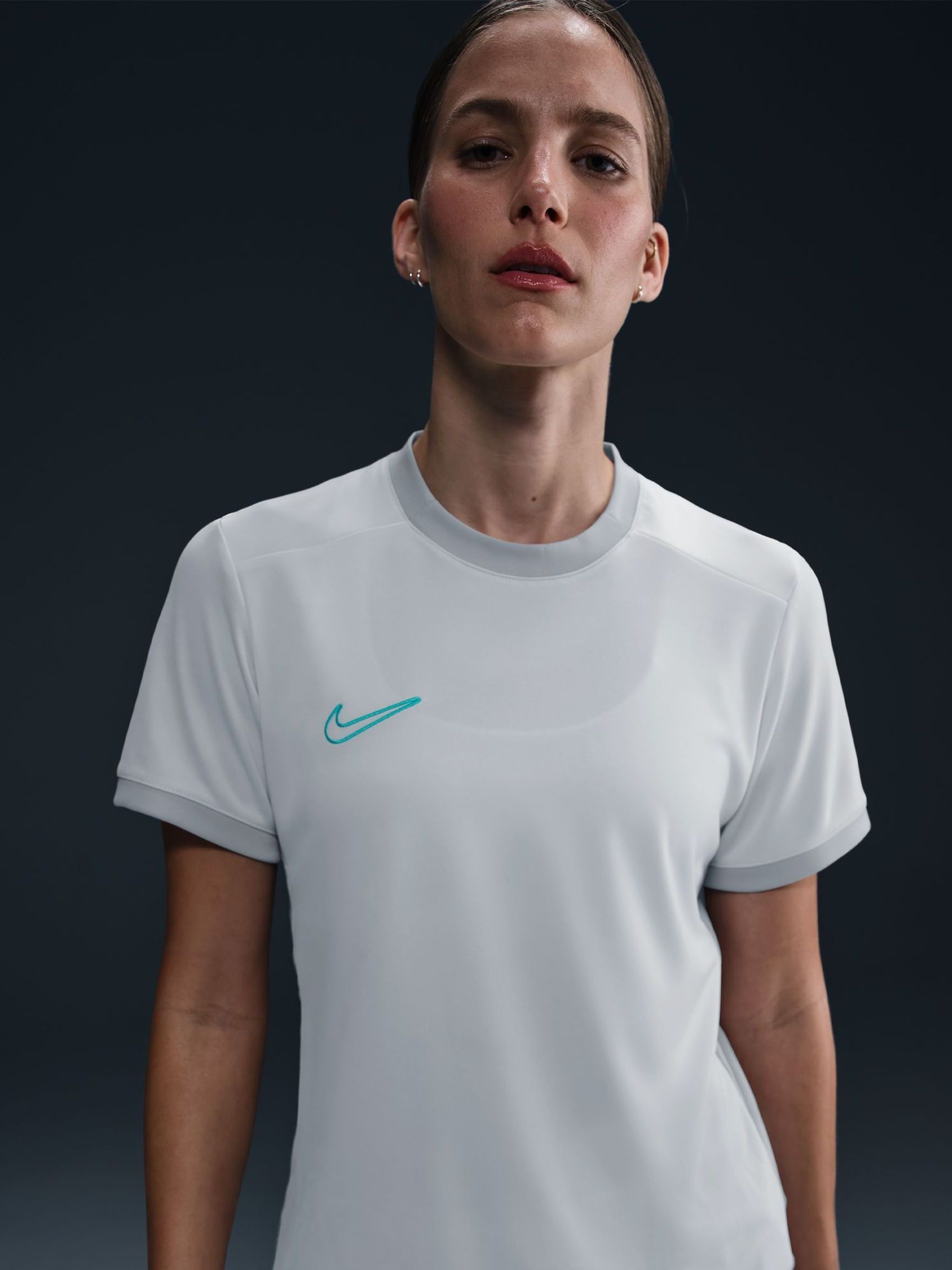 nike academy grey t shirt