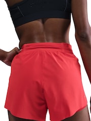 Nike Red Swift Dri-FIT Mid-Rise 2-in-1 Running Shorts - Image 10 of 13
