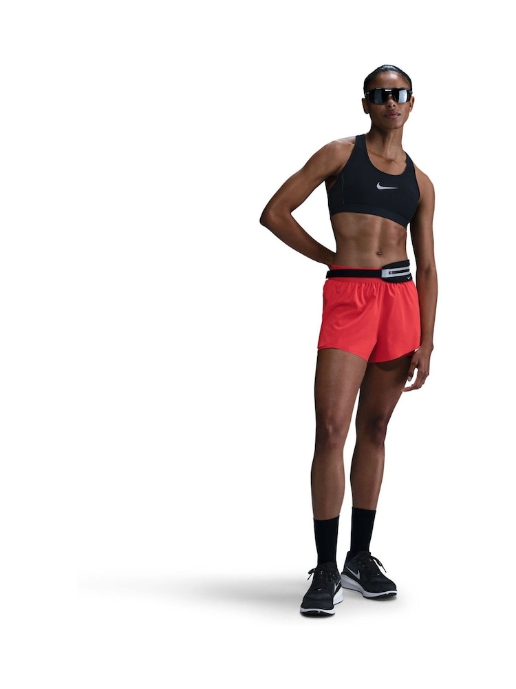 Nike Red Swift Dri-FIT Mid-Rise 2-in-1 Running Shorts - Image 7 of 13