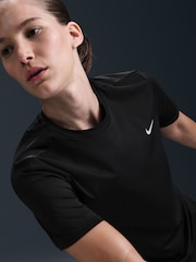 Nike Black Swift Dri-FIT Short Sleeve Running Top - Image 3 of 10