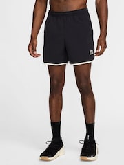 Nike Black Heritage Dri-FIT 5 inch Unlined Training Shorts - Image 1 of 4