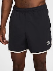 Nike Black Heritage Dri-FIT 5 inch Unlined Training Shorts - Image 2 of 4