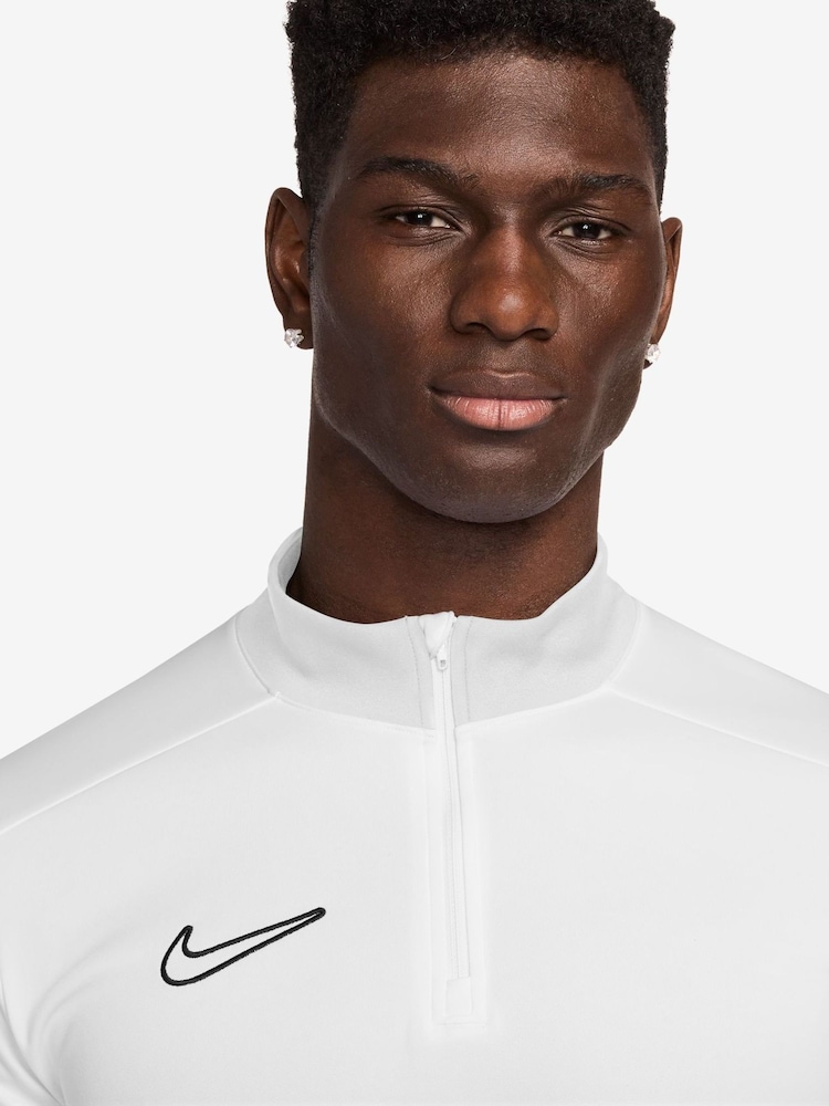 Nike White Academy Dri-FIT Training Drill Top - Image 3 of 3