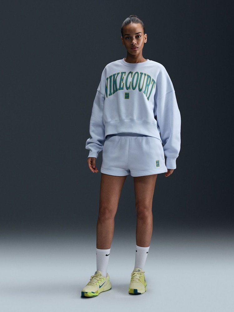 Nike Blue Court Heritage Tennis Sweatshirt - Image 1 of 5