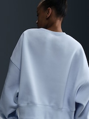 Nike Blue Court Heritage Tennis Sweatshirt - Image 4 of 5