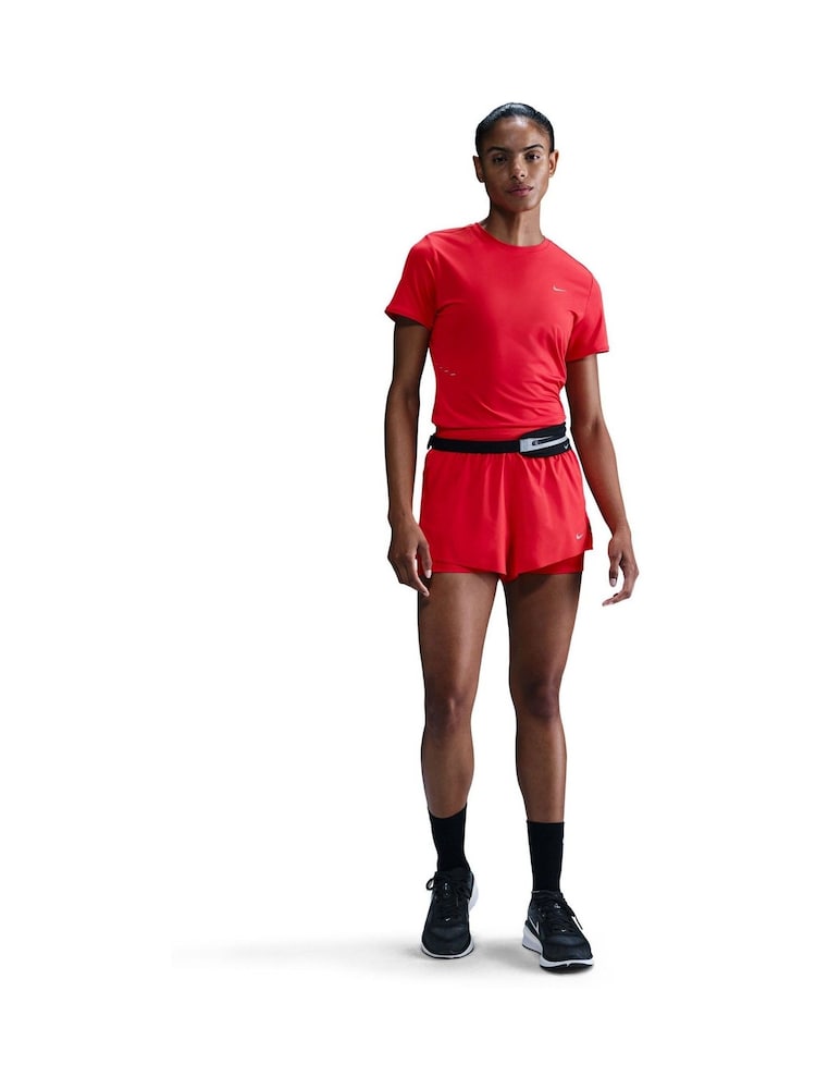 Nike Crimson Swift Dri-FIT Short Sleeve Running Top - Image 1 of 5
