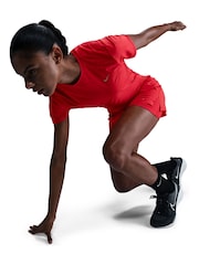 Nike Crimson Swift Dri-FIT Short Sleeve Running Top - Image 3 of 5