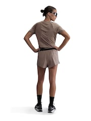 Nike Brown Swift Dri-FIT Short Sleeve Running Top - Image 2 of 5