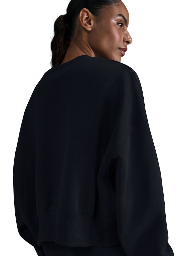 Nike Black Court Heritage Tennis Sweatshirt - Image 4 of 5