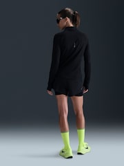 Nike Black Swift Dri-FIT UV 1/2-Zip Running Top - Image 2 of 5