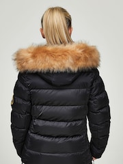 Зауженный крой дутая куртка Zavetti Canada Virna - Изображение 4 из 9