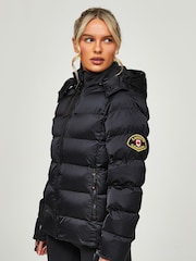 Зауженный крой дутая куртка Zavetti Canada Virna - Изображение 5 из 9