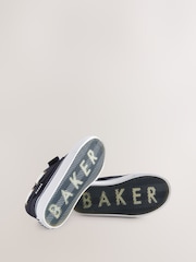 Mornarica - Baker by Ted Baker dečki Platneni čoln čevlji - Slika 6 iz 6