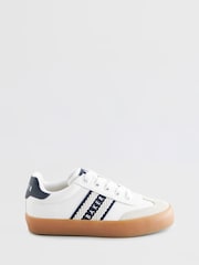 Blanc - Baskets à ruban de marque Baker by Ted Baker garçon - Image 1 de 6