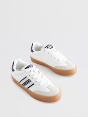 Blanc - Baskets à ruban de marque Baker by Ted Baker garçon - Image 2 de 6