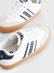 Blanc - Baskets à ruban de marque Baker by Ted Baker garçon - Image 3 de 6
