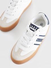 Blanc - Baskets à ruban de marque Baker by Ted Baker garçon - Image 4 de 6