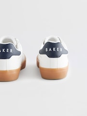 Blanc - Baskets à ruban de marque Baker by Ted Baker garçon - Image 5 de 6