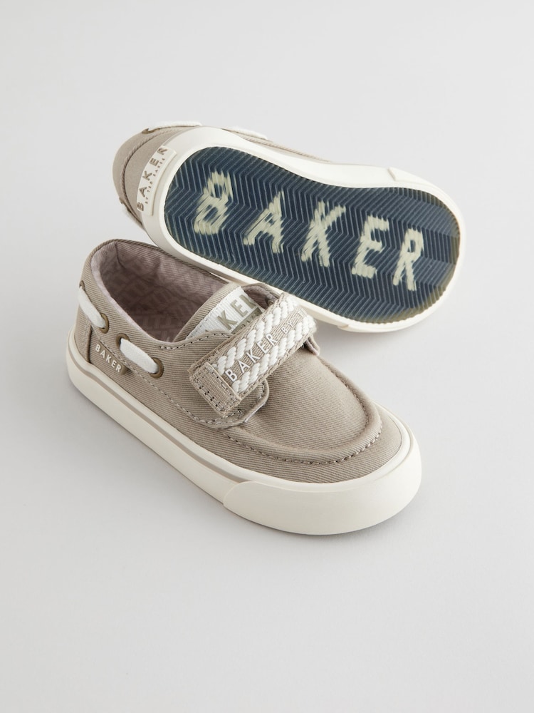 Камінь - Baker by Ted Baker хлопчики Canvas Boat взуття - Image 1 of 6