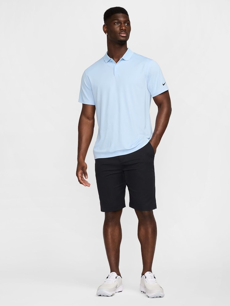 Nike Physic Blue Dri-FIT Victory Golf Polo Shirt - Image 5 of 5