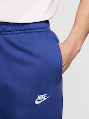 Nike Royal Blue Club Cuffed Joggers - Image 3 of 3